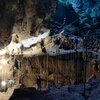  The team excavated through layers of sediments and bones that gradually washed into the cave and were left untouched for tens of thousands of years.  Photo by Fabrice Demeter